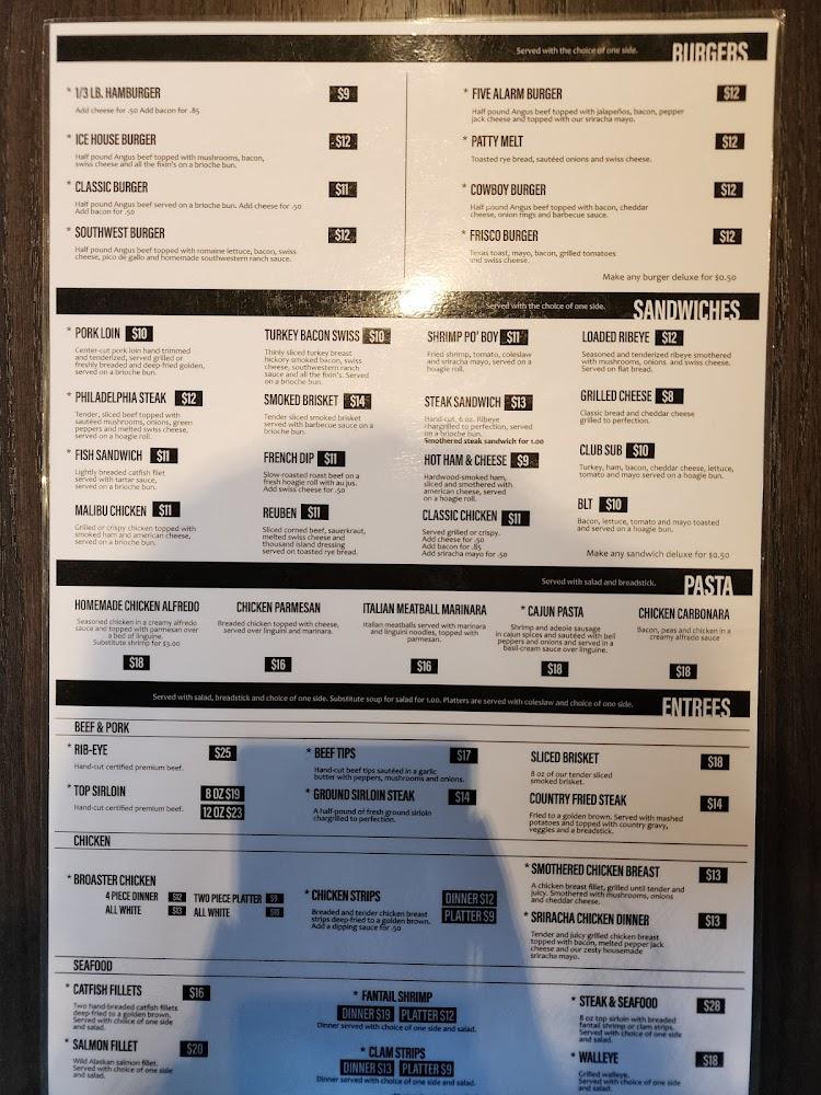 Ice House Menu image 4